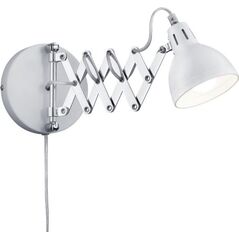Kinkiet lampa ścienna Scissor 15 cm E14 stal 28W srebrna 9585335 4017807346534
