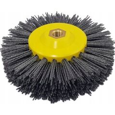 Glob Szczotka do postarzania drewna z włókna ściernego fi 155mm z gwintem M14 granulacja 80 9597716 5903707501854