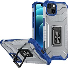 Hurtel Crystal Ring Case pancerne hybrydowe etui pokrowiec + magnetyczny uchwyt iPhone 12 mini niebieski 9599387 9145576226186