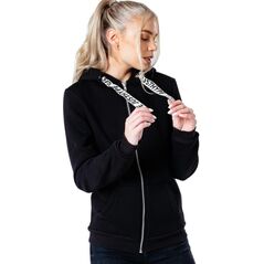 Justhype Justhype Drawstring Zip Hoodie HYPWOMHOOD001 Czarne 6 9612471 5057896551265