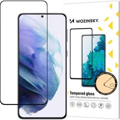 Wozinsky Wozinsky super wytrzymałe szkło hartowane Full Glue na cały ekran z ramką Case Friendly Samsung Galaxy S22 czarny 9652356 9145576238998