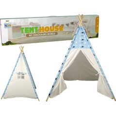 LeanToys Domek Namiot Dla Dzieci Tipi Indiański Chmurki Wodoodporny Ogród 9689836 5904204755290