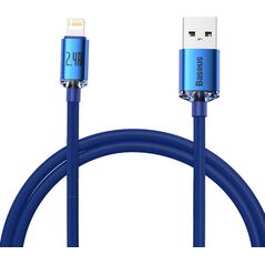 Kabel USB Baseus USB-A - Lightning 1.2 m Niebieski (BSU3027BLU) 9699846 6932172602697