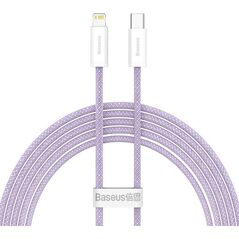 Kabel USB Baseus USB-C - Lightning 2 m Fioletowy (BSU3060PRP) 9699849 6932172601959