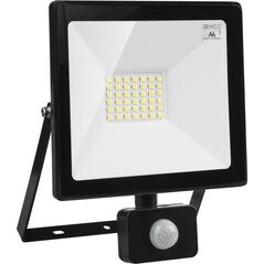 Naświetlacz Maclean Naświetlacz LED z czujnikiem ruchu, slim 30W, 2400lm, barwa ciepła biała (3000K), IP44 9707377 5902211120834