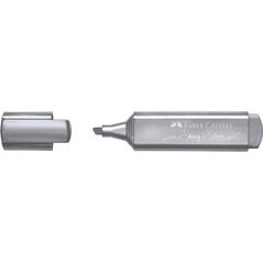 Faber-Castell zakreślacz 1546 metallic 11,3 x 2,5 cm srebrny 9768628 4005401546610