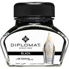 Diplomat tusz Diplo Octopus 30 ml szklany czarny sepia 9774450 4009746015312