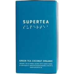 Teministeriet Teministeriet - Supertea Green Tea Coconut Organic - Herbata 20 Torebek 9818778 7340023000827