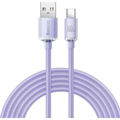 Kabel USB Baseus USB-A - USB-C 2 m Fioletowy (baseus_20220224125845) 9900299 6932172602857