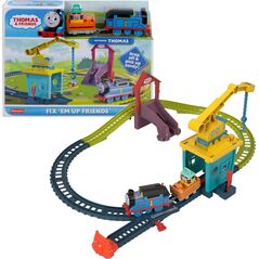 Mattel Tomek i Przyjaciele. Dźwig + zestaw torów 9917949 194735035465