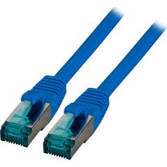EFB EFB RJ45 Patchkabel S/FTP, Cat.6A, LSZH, 0,25m, blau 10009598 4049759226251