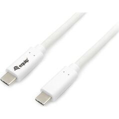Kabel USB Equip USB-C - USB-C 2 m Biały (128362) 10035008 4015867226797