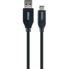 Kabel USB Schwaiger USB-A - USB-C 0.5 m Czarny (LK050C 533) 10035034 4004005027129