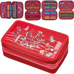 Piórnik Herlitz herlitz TriCase 31 tlg. Vintage Love 10035188 4008110287041
