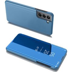 Hurtel Clear View Case futerał etui z klapką Samsung Galaxy S22+ (S22 Plus) niebieski 10062493 9145576240915