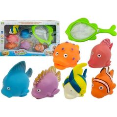 LeanToys Zestaw Gumowych Rybek do Kąpieli Strzelają Wodą 10074179 5907625587112