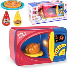 LeanToys Kuchenka Mikrofalowa Akcesoria Pizza Kurczak Na Baterie 10074259 5907625586740
