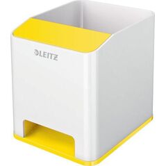 Leitz Kubek na długopisy Leitz WOW ze wzmacniaczem dźwięku, żółty 53631016 10090340 4002432122080