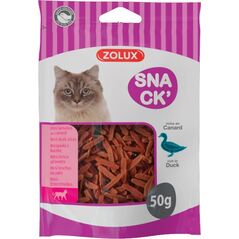Zolux Przysmak dla kota mini paski z kaczką 50 g 10104586 3336025821519