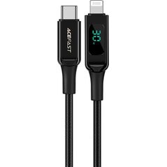 Kabel USB Acefast USB-C - Lightning 1.2 m Czarny (6974316281030) 10119016 6974316281030