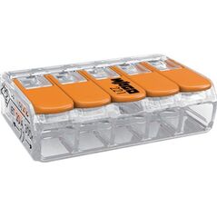Wago SZYBKOZŁĄCZKA WAGO 221-415 5X0,5-4,0 MM2 Z DŹWIGNIAMI 5 SZT. 10142625 5907522003333