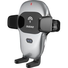 Dudao Dudao uchwyt samochodowy z wbudowaną ładowarką bezprzewodową Qi 15W szary (F20xs) 10168597 6973687243487