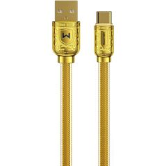 Kabel USB WK Design USB-A - USB-C 1 m Złoty (6941027620670) 10179319 6941027620670