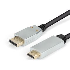 Kabel Montis DisplayPort - HDMI 1.8m czarny (MT040) 10183377 5901811404375