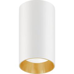 Lampa sufitowa Maclean Oprawa natynkowa / tuba Maclean, punktowa, okrągła, aluminiowa, GU10, 55x100mm, kolor biały/złoty, MCE458 W/G 10225478 5902211124016