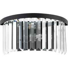 Kinkiet Nowodvorski Lampa ścienna glamour Cristal 7633 kinkiet czarny przezroczysty 10360791 5903139763394
