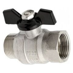 Hydroland ZAWÓR KULOWY WODNY TYTAN 1/2" MOTYL N/W // ZKW-15-WN-M-H-TYTAN 10587969 5900308734414