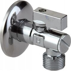 Hydroland ZAWÓR KĄT.KUL.1/2"-3/4" Z FILTREM I ROZETĄ H. // ZK.1/2-3/4.I.F.R 10598997 5900308751183