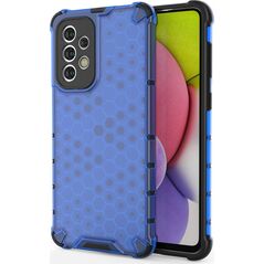 Hurtel Honeycomb etui pancerny pokrowiec z żelową ramką Samsung Galaxy A33 5G niebieski 10757737 9145576244760