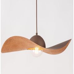 Lampa wisząca Sigma Sypialniana lampa wisząca KAPELLO metalowy kapelusz hat brązowy 10900235 5907554419263