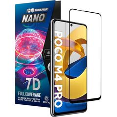 Crong Crong 7D Nano Flexible Glass - Niepękające szkło hybrydowe 9H na cały ekran POCO M4 Pro 5G 11089200 5904310701570