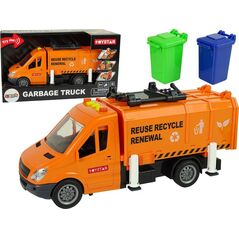 Lean Sport Śmieciarka Napęd Frykcyjnym Efekty Dźwiękowe Pomarańczowa 11089739 5904665992678