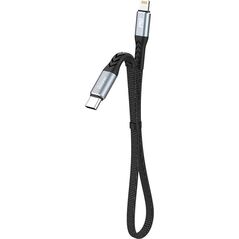 Kabel USB Dudao USB-C - Lightning Czarny (DDA204) 11114298 6973687243852