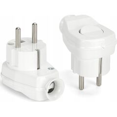 Montis Wtyczka rozbieralna kątowa z wył. WT-16U/ŁK Montis MT094-B biała 11229742 5901811405594