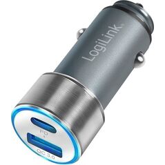 Ładowarka LogiLink LogiLink USB Kfz Ladeadapter 2Port 1xUSB-C PD,1xUSB-A QC,36W 11236274 4052792061130