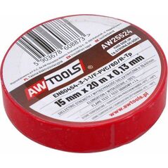 AWTools AWTOOLS TAŚMA IZOLACYJNA 19mm x 20m CZERWONA 11239560 5903678608880