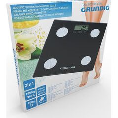 Waga łazienkowa Grundig Grundig - elektroniczna waga łazienkowa, analiza masy ciała, BMI, do 180 kg 11248281 8711252186825