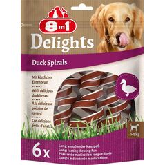 8in1 8in1 Przysmak Delights Duck Spirals 11251741 4048422154822