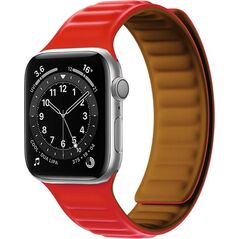 Hurtel Magnetic Strap pasek do Watch 7 45mm magnetyczna opaska bransoleta bransoletka czerwony 11255707 9145576255858