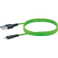 Kabel USB Schwaiger USB-A - Lightning 1.2 m Zielony (LPRO420501) 11261378 4004005031157