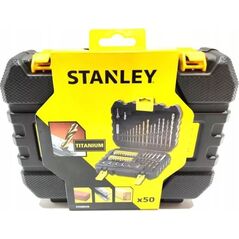 Wiertło Stanley 50 szt zestaw wiertel i bitow 11273274 5035048545263