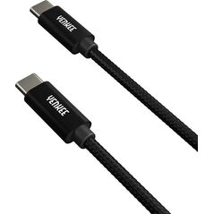 Kabel USB Yenkee USB-C - USB-C 0.2 m Czarny (35055948) 11283903 8590669321438