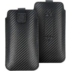 Futerał Forcell POCKET Carbon - Model 11 - do IPHONE 12 / 12 PRO SAMSUNG Note / Note 2 / Note 3 / Xcover 5 / S21 11465697 5903396127335