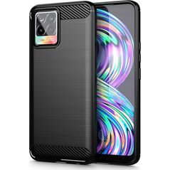 Futerał Forcell CARBON do REALME 8 czarny 11465778 5903396160936