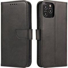 Hurtel Magnet Case elegancki futerał etui pokrowiec z klapką i funkcją podstawki Oppo Find X5 Pro czarny 11471723 9145576254905