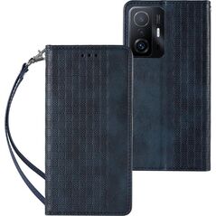 Hurtel Magnet Strap Case etui do Samsung Galaxy A13 5G pokrowiec portfel + mini smycz zawieszka niebieski 11542379 9145576250433